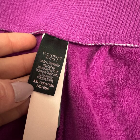 Victoria's Secret Sweatpants Joggers Side Pockets New With Tags Size XXL - Picture 8 of 9